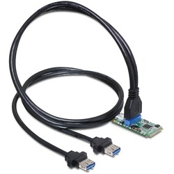 Karta mini PCI Express full size 1x 19-pinowy header USB 3.0 męski Delock 95234