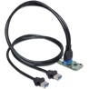 Karta mini PCI Express full size 1x 19-pinowy header USB 3.0 męski Delock 95234