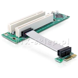 Elastyczny Riser Card PCI-Express x1 - 2x PCI