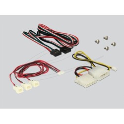 Panel przedni 3.5" 2x USB 2.0 ze sterowaniem wentylatorem Delock 62714