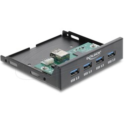 Panel przedni 3.5" USB 5Gbps 2x USB-A Delock 64166