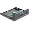 Panel przedni 3.5" USB 5Gbps 2x USB-A Delock 64166