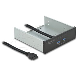 Panel przedni 5.25" 2x USB-A 5Gbps Delock 61005