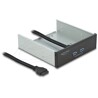 Panel przedni 5.25" 2x USB-A 5Gbps Delock 61005