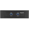 Panel przedni 3.5"/5.25" USB 5Gbps 2-portowy złącze 19-pin. wewnętrzne Delock 61896