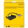 Panel przedni 3.5"/5.25" 2x USB 5Gbps + karta PCIe 2x USB 5Gbps Delock 61893
