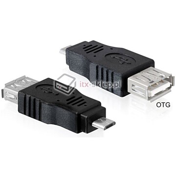 Adapter OTG USB micro-B - 2.0 prosty do smartphone'a Delock 65325