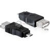 Adapter OTG USB micro-B - 2.0 prosty do smartphone'a Delock 65325