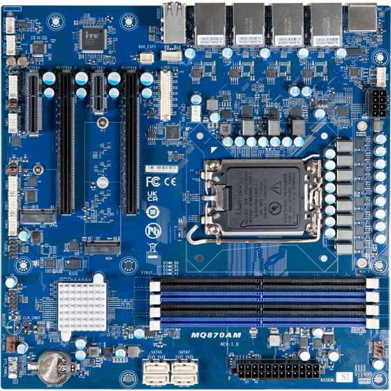 GigaIPC uATX-Q870A micro-ATX Intel Q870 LGA1851 DDR5 192GB 4xLAN 2.5GbE