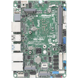 ASRock SBC-264J 3,5" Intel Alder Lake-N N97 DDR5 2x HDMI VGA 2xLAN 9-36V DC