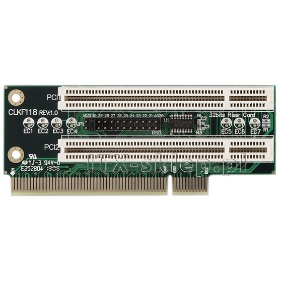 Kątownik 2xPCI Card dla płyt mini-ITX