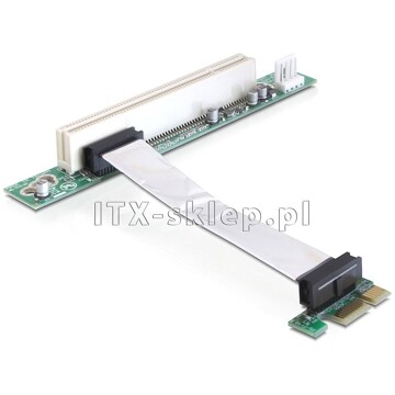 Elastyczny Riser Card PCI-Express x1 - 1x PCI 9cm