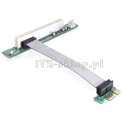 Elastyczny Riser Card PCI-Express x1 - 1x PCI 13cm