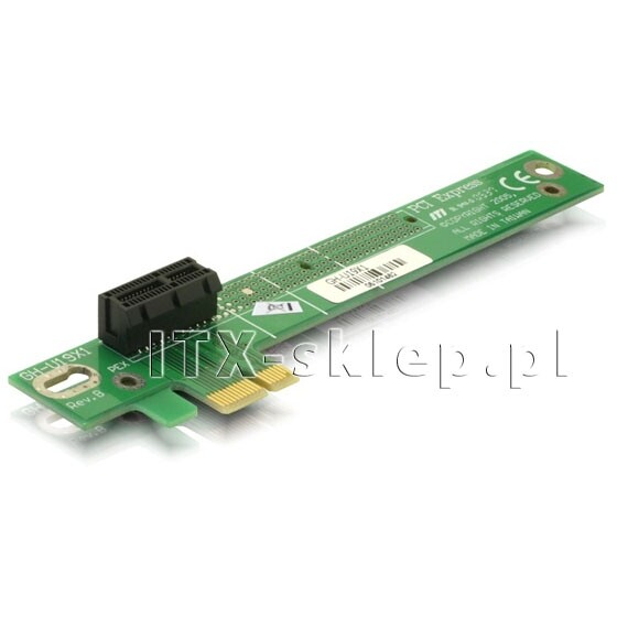 PCI-Express Riser x1 prawy dla obudów Rack 19" 1U