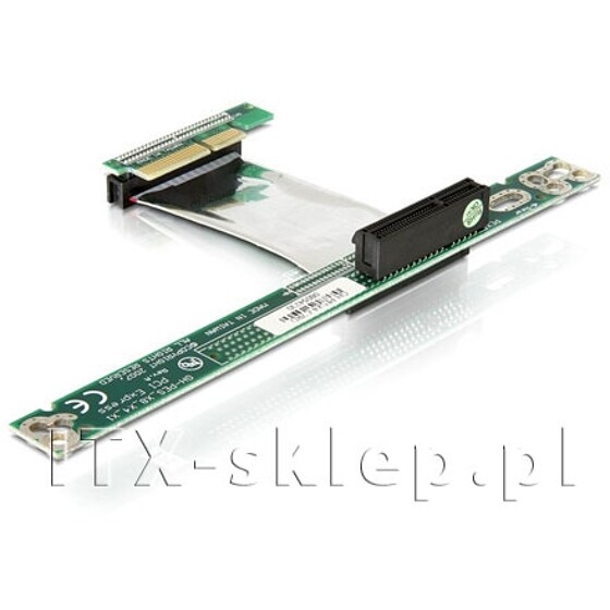 Elastyczny PCI-Express Riser x4 dla płyt mini-ITX taśma 7 cm
