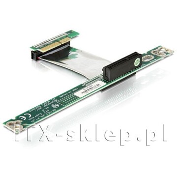 Elastyczny PCI-Express Riser x4 dla płyt mini-ITX taśma 7 cm