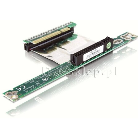 Elastyczny PCI-Express Riser x8 lewy dla płyt mini-ITX taśma 7cm
