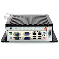 Komputer przemysłowy Atom D2500 heat-pipes 4GB 2xLAN 3xRS-232 SSD 32GB H01-D2500-SD32-P