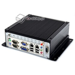 Komputer przemysłowy Atom D2500 heat-pipes 4GB 2xLAN 3xRS-232 SSD 32GB H01-D2500-SD32-P
