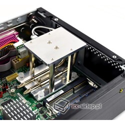 Komputer przemysłowy Atom D2500 heat-pipes 4GB 2xLAN 3xRS-232 SSD 32GB H01-D2500-SD32-P
