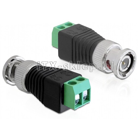 Adapter terminal BNC 2pin raster 5,0 mm