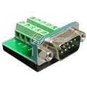Adapter terminal RS-232 męski Sub-D 9pin raster 3,81 mm