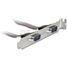 Śledź port szeregowy 2xRS-232 COM DB9 27cm