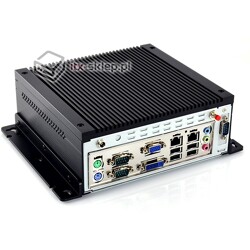 Komputer przemysłowy Atom D2500 heat-pipes 4GB 2xLAN 3xRS-232 SSD 120GB H01-D2500-SD120-P
