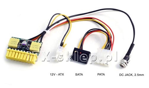 Zasilacz picoPSU 12V 90W 20pin P4