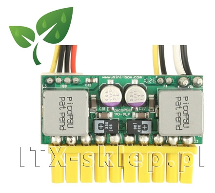 Zasilacz picoPSU 12V 90W-XLP 20pin P4 0.05W idle