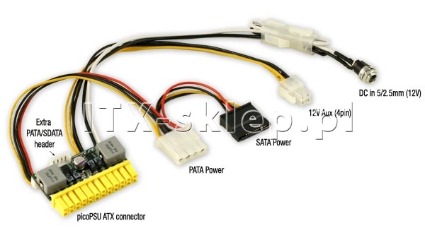 Zasilacz picoPSU 12V 150W-XT 24pin