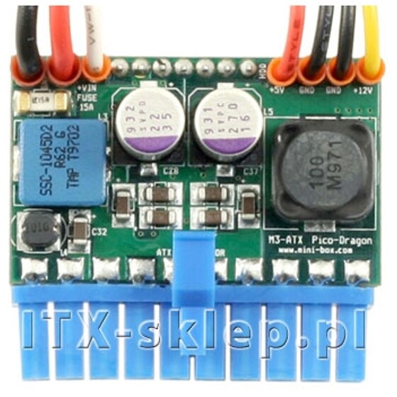 Zasilacz pico CARPC M3-ATX-HV 95W 6-34V