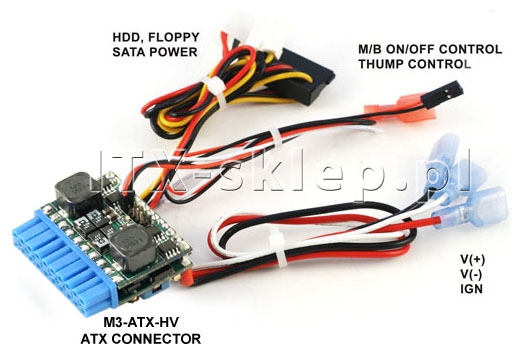 Zasilacz pico CARPC M3-ATX-HV 95W 6-34V