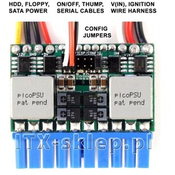 Zasilacz pico CARPC M3-ATX 125W 6-24V