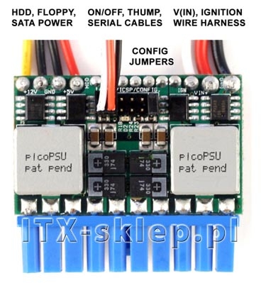 Zasilacz pico CARPC M3-ATX 125W 6-24V