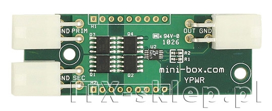 Y-PWR 20A 5-30V idealna dioda OR Hot Swap