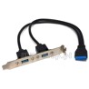 Kontroler mini PCI-Express 2x USB 3.0 19pin