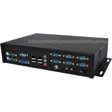 Komputer przemysłowy Delta-IPC-D2500-03 Atom D2500 2GB 7xRS-232 1xRS-422/485 6xUSB 60GB SSD slot CF