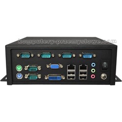 Komputer przemysłowy Delta-IPC-M1-D2500-02 Atom D2500 2GB 6xRS-232 6xUSB 60GB SSD slot CF