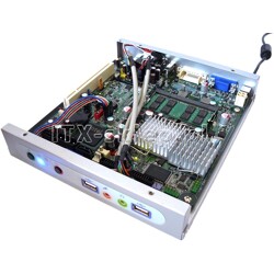 Obudowa mini-ITX dla Intel D945GSEJT (srebrna)