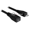 Przedłużacz USB micro-B M-F męsko-żeński 50cm Delock 83133