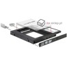 Ramka montażowa Slim SATA 5,25" dla dysku 2,5" HDD SSD Delock 61993