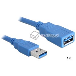 Przedłużacz USB 3.0 A-A 1m M-F Delock 82538