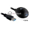 Stacja dokująca USB 3.0 z podstawką magnetyczną 1,8m Delock 61777