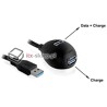 Stacja dokująca USB 3.0 z podstawką magnetyczną 1,8m Delock 61777