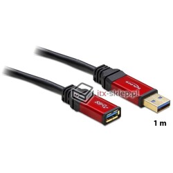 Przedłużacz USB 3.0-A Premium HQ M-F męsko-żeński 1m Delock 82752