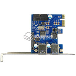 Kontroler 2xUSB 3.0 PCI-Express x1 USB 19pin złącze wewnętrzne HQ Delock 89315