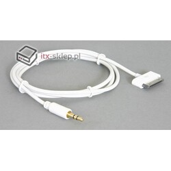 Kabel audio 3,5" stereo jack do IPhone / IPod / IPad 1m Delock 82702