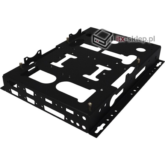 Obudowa mini-ITX typu "open" D150-IP 6xCOM 1xLPT 2xUSB 2xHDD 2,5" DIN mount