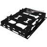 Obudowa mini-ITX typu "open" D150-IP 6xCOM 1xLPT 2xUSB 2xHDD 2,5" DIN mount